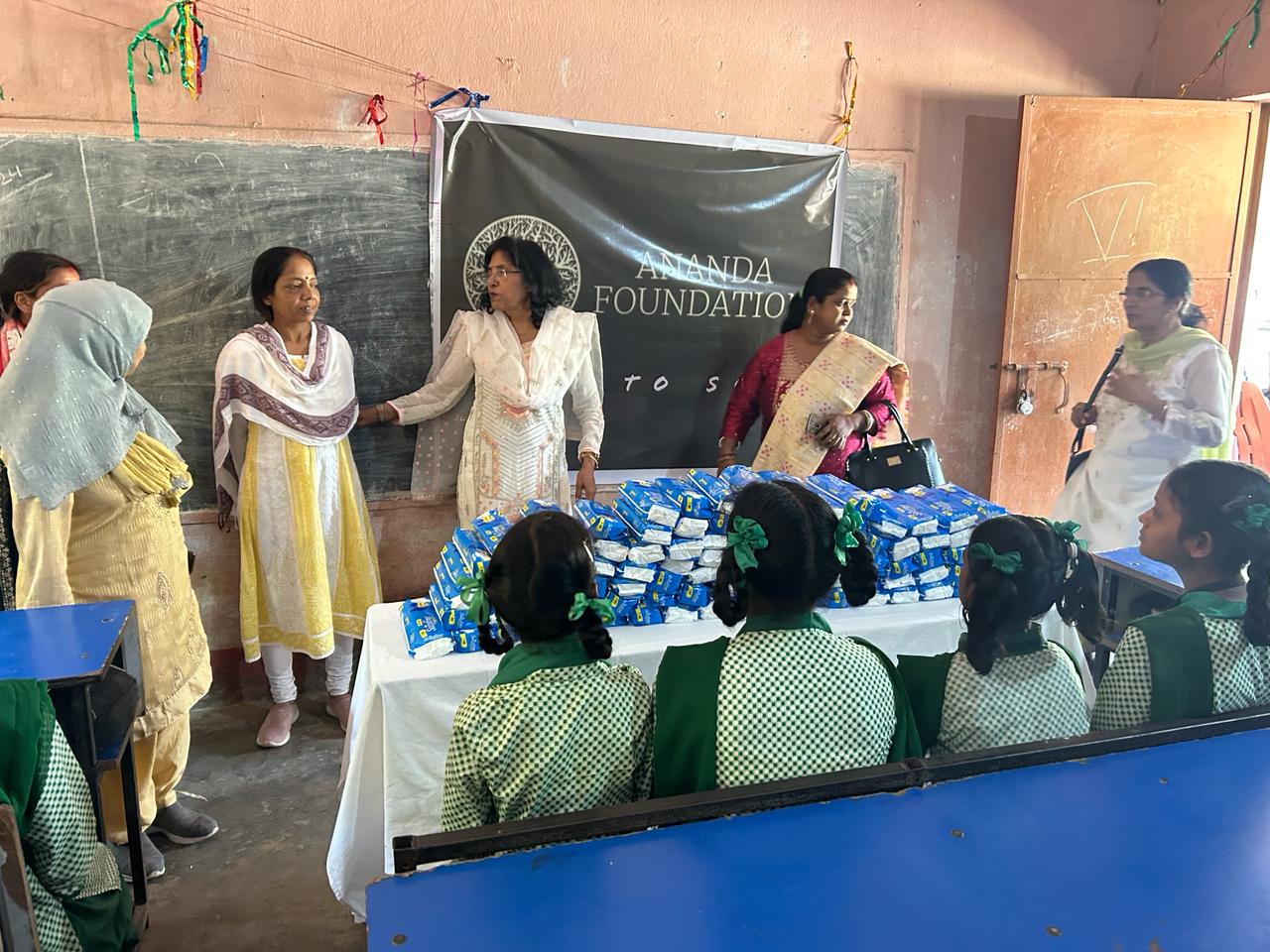 Sanitary pad distribution