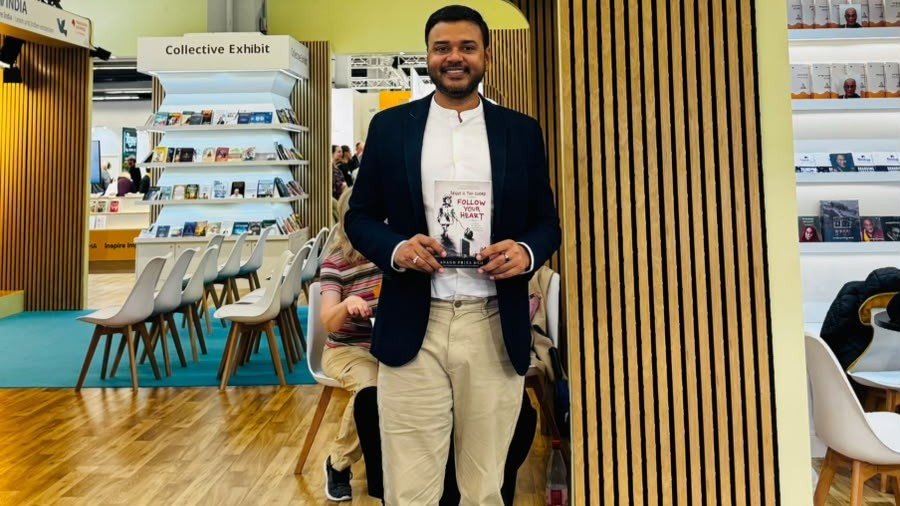 Anand Priya Deo with Follow Your Heart at the Frankfurt International Book Fair
